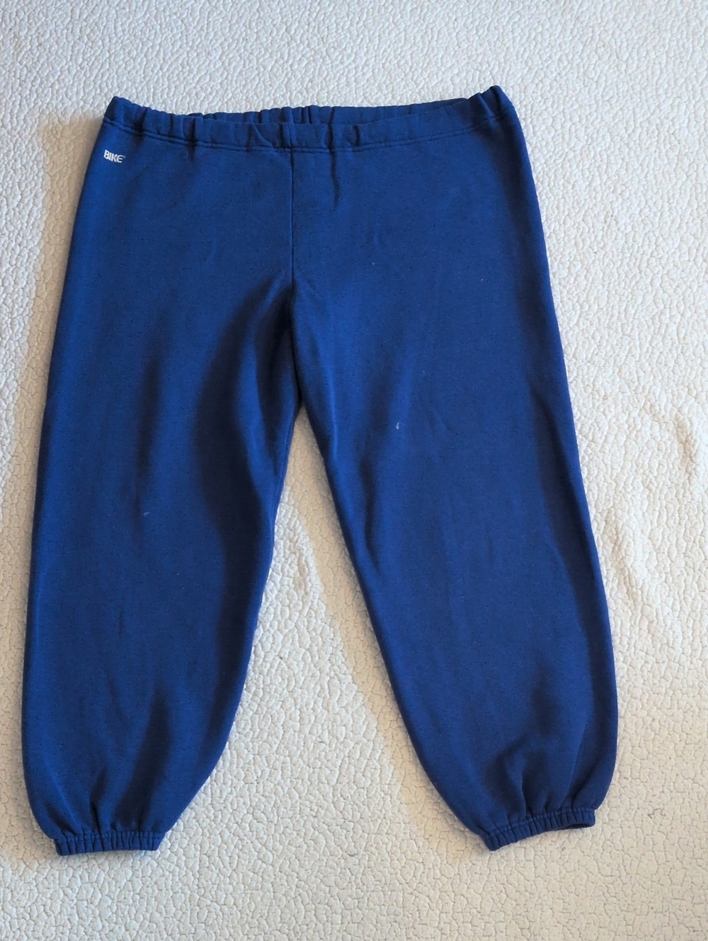 Bike Fleece Lined Cotton Blend USA Made Jogger Style Sweatpants Vintage 80's